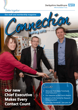 Our new Chief Executive Makes Every Contact Count