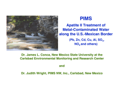 Apatite II Treatment of Metal-Contaminated Water along the U.S.