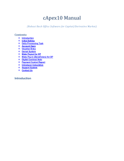 Trade file From Exchange