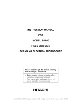 instruction manual for model s-4800