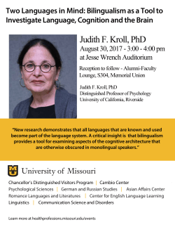 Judith F. Kroll, PhD