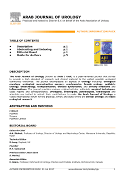 arab journal of urology