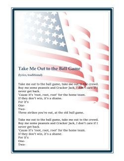 Take Me Out to the Ball Game