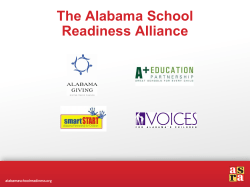 Alabama First Class Pre-K By the Numbers