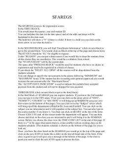 SFAREGS