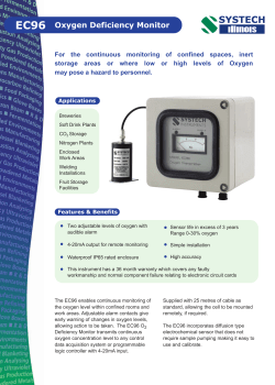 EC96 - Oxygen Deficiency Monitor