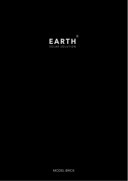 model brick - Earth Solar Solution