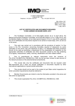 FAL.2-Circ.127 - International Maritime Organization