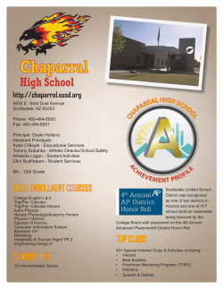 Chaparral - Scottsdale Unified School District