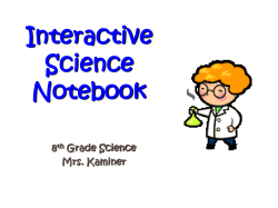 science interactive notebook