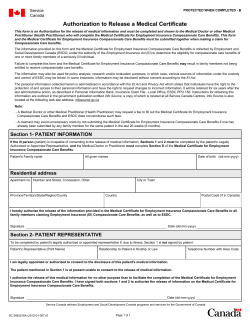 Authorization to Release a Medical Certificate