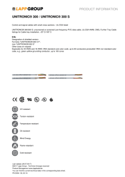 product information unitronic&reg; 300 / unitronic&reg; 300 s
