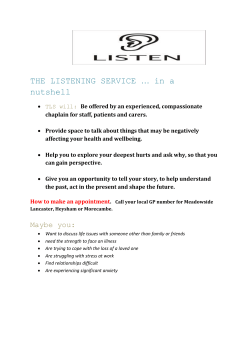 The Listening Service - Meadowside Medical Practice