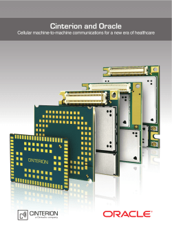 Cellular Machine-to-Machine Communications for a New