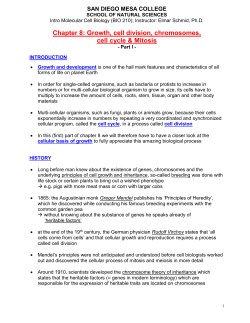 unit 1: introduction to biology