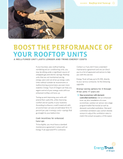 boost the performance of your rooftop units