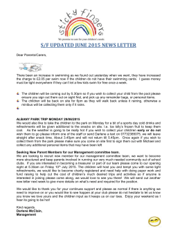 s/f updated june 2015 news letter