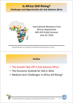 Africa Rising JICA Public Seminar 2016, Tokyo, 0622