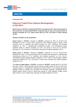 External trade price indices adjusted yoy for exchange rate influence