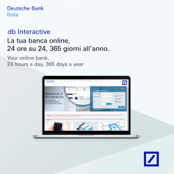 db Interactive - Deutsche Bank
