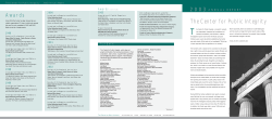 2003 Annual Report - Center for Public Integrity