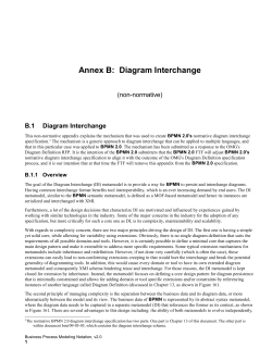 Annex B: Diagram Interchange