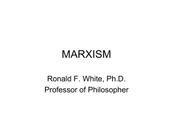 MARXISM
