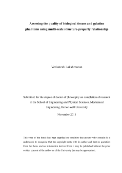 Thesis Title - ROS Theses Repository - Heriot