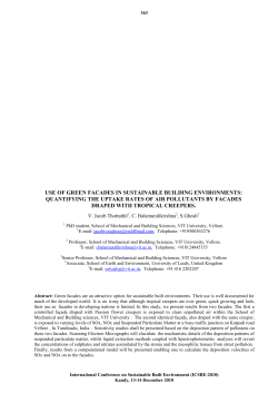 use of green facades in sustainable building environments