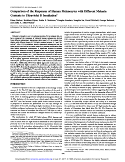 Comparison of the Responses of Human