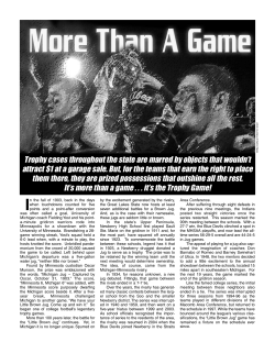 Football Trophy Games - Michigan High School Athletic Association