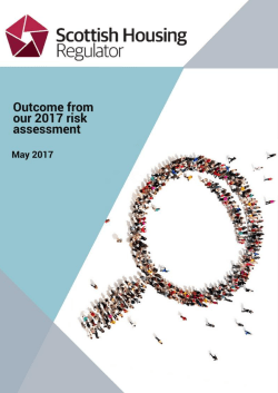 Outcome from our 2017 risk assessment