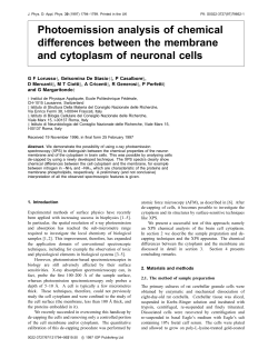 Photoemission analysis of chemical differences between the