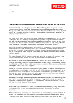 Pressemeddelelse til danske medier