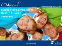 In association with Fife Council and CEM www.cemcentre.org