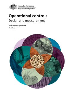 Standard report template with sample content