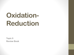 Assigning Oxidation Numbers