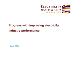 Carl Hansen - How Competitive is the New Zealand Electricity Market?