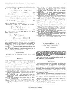 On sampling without loss of observability
