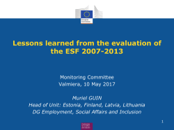 MS evaluation capacity