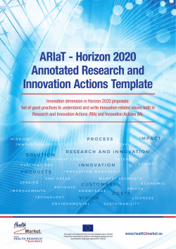 ARIaT - Horizon 2020 Annotated Research and Innovation Actions
