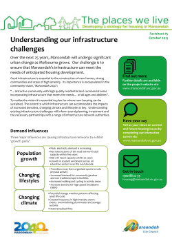 understanding our infrastructure challenges
