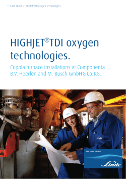 HIGHJET TDI oxygen technologies.