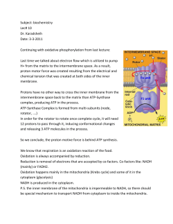 Subject: biochemistry Lec# 10 Dr. Karadsheih Date: 3-3