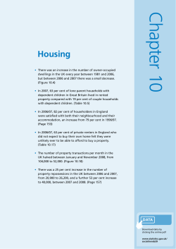 Social Trends 39 - Office for National Statistics