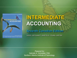 Intermediate Accounting, Seventh Canadian