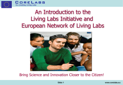 An introduction to living Labs ()