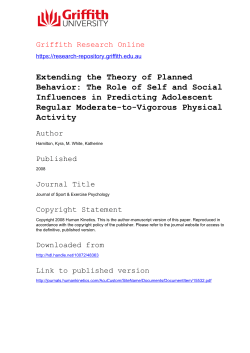 Extending the Theory of Planned Behavior