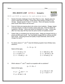 8MA BOOTCAMP LEVEL 6 formative