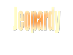 Energy Jeopardy Review